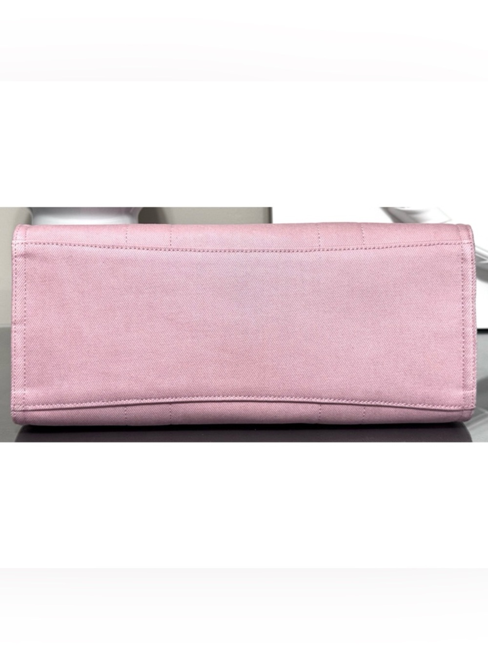 COACH Denim Medium Cargo Tote Bag, BALLERINA PINK - Picture 10 of 13